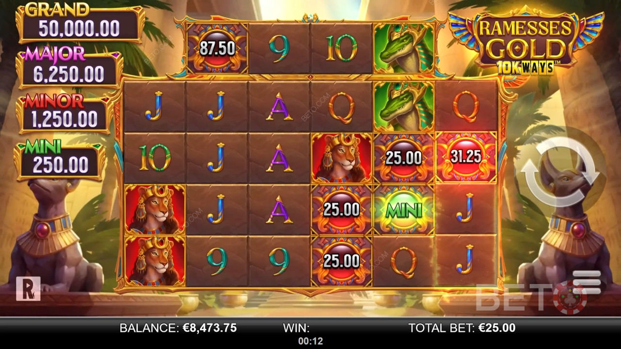 Ramsesses Gold 10K Ways Review av BETO Slots