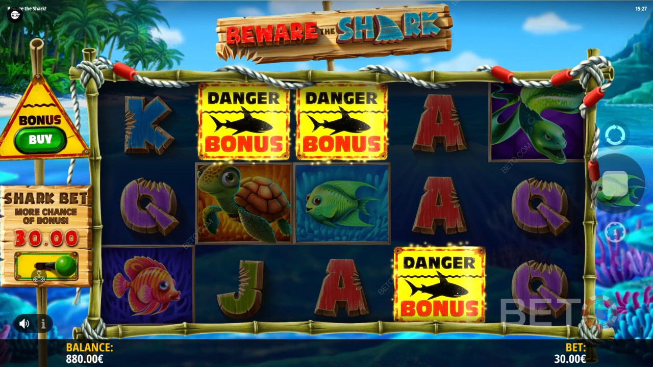 Akta dig för Shark Review av BETO Slots