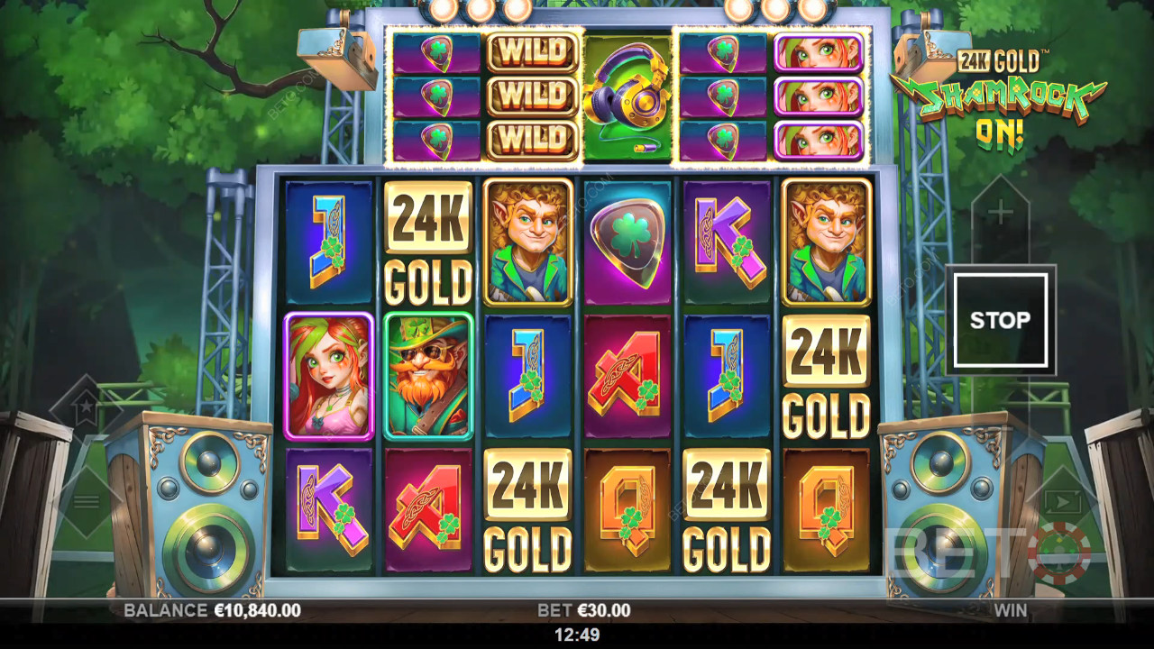 24k Gold Shamrock On! Spela Gratis