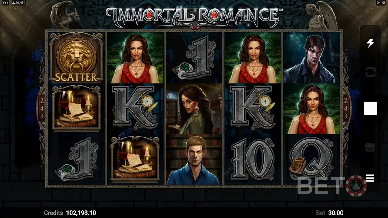 Spelet i Immortal Romance video slot