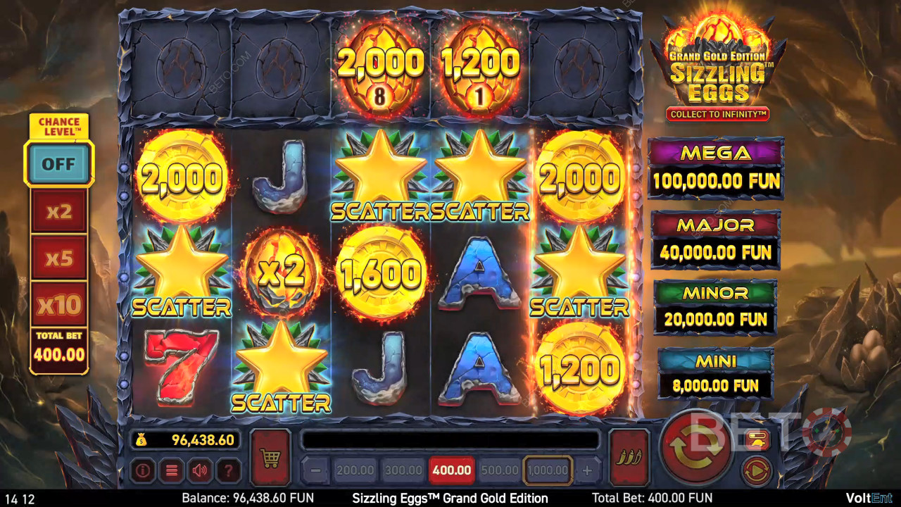 Sizzling Eggs Grand Gold Edition Review av BETO Slots