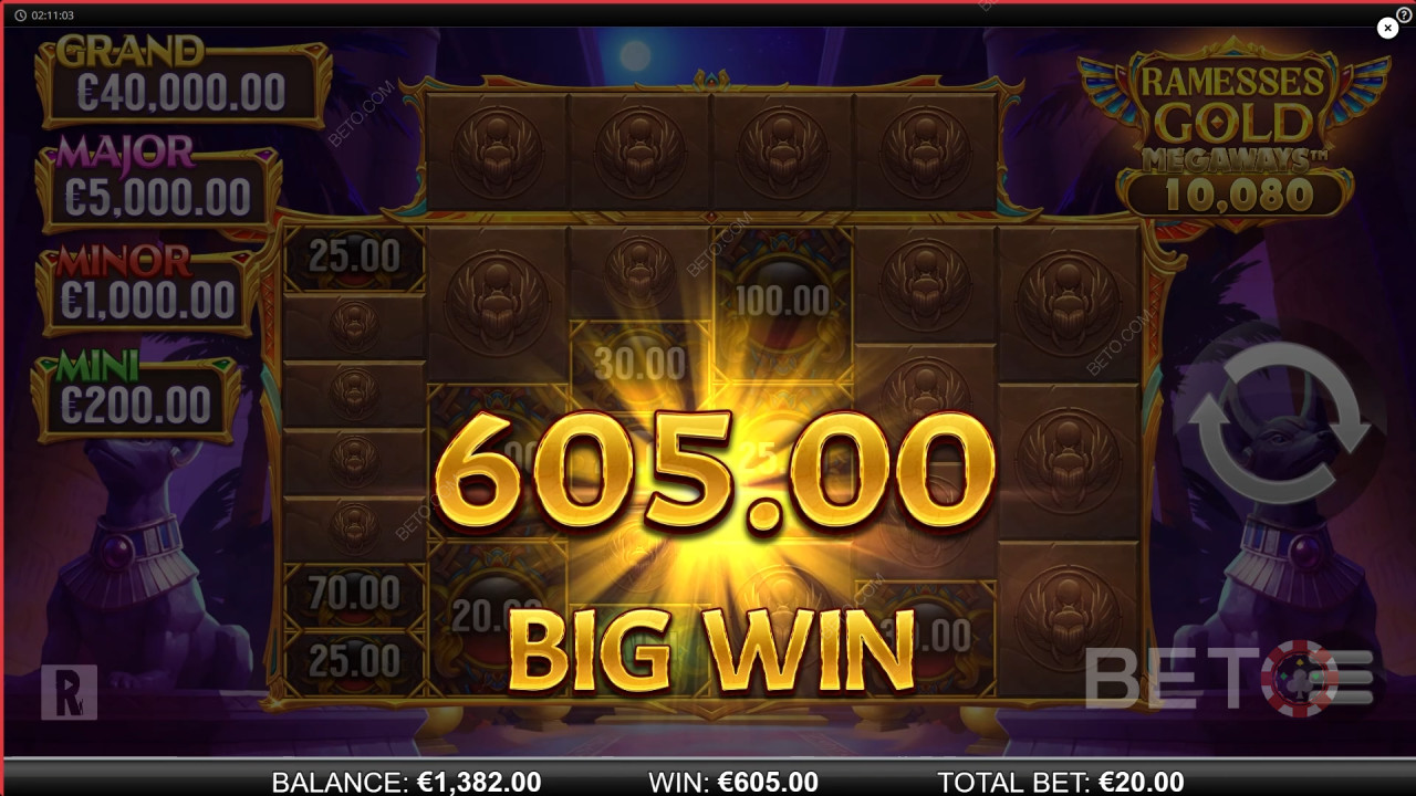 Ramesses Gold Megaways Spela Gratis