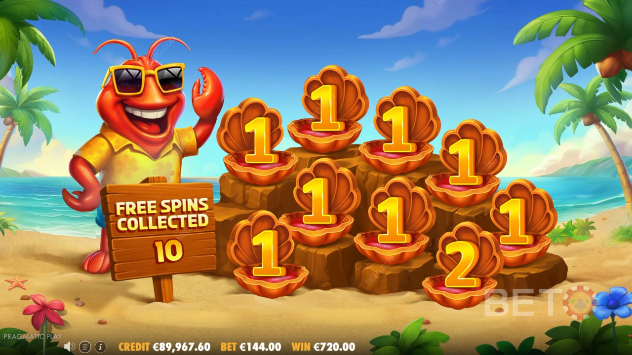 Vinn 4 000 gånger din insats i Lobster House Online Slot!