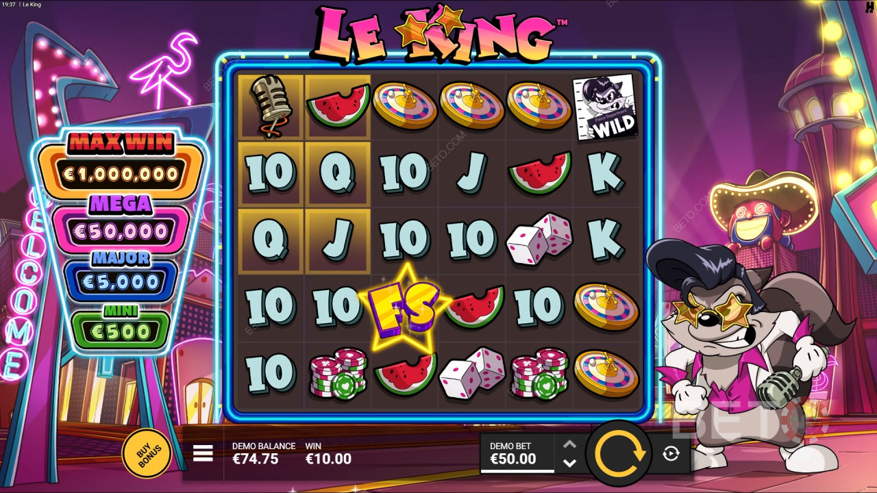Tema och design: Vegas nattliv Extravaganza