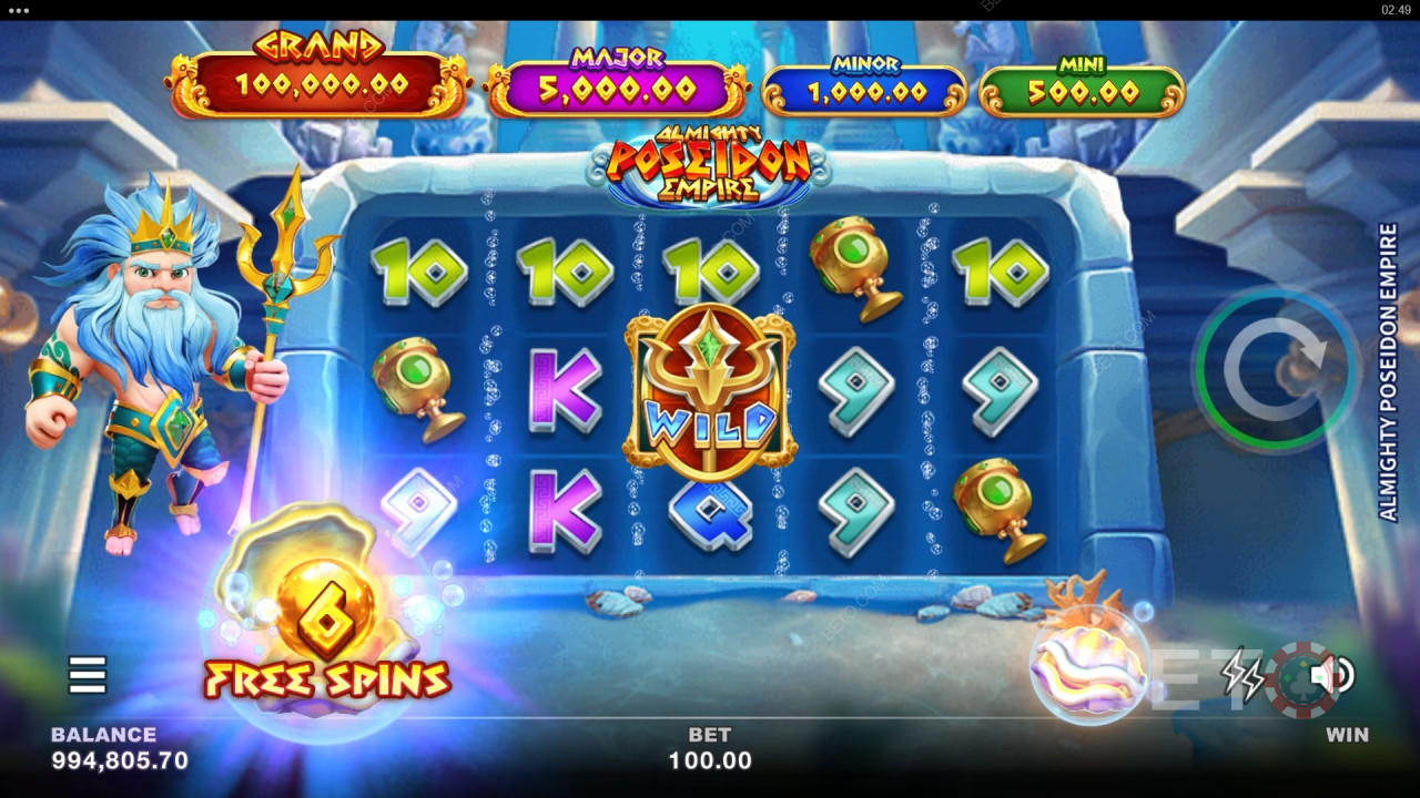 Almighty Poseidon Empire Spela Gratis