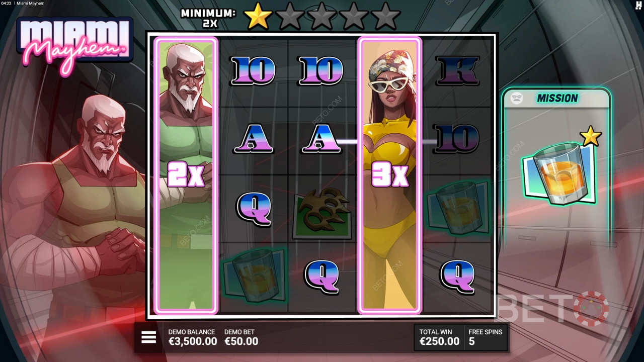 Tema och design: Neon Crime Caper