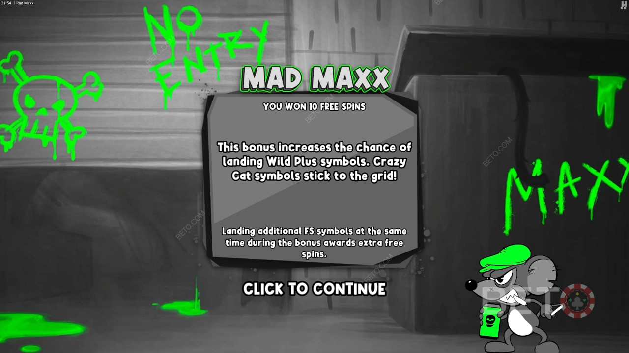 Bonusfunktioner förklaras i Rad Maxx av Hacksaw Gaming