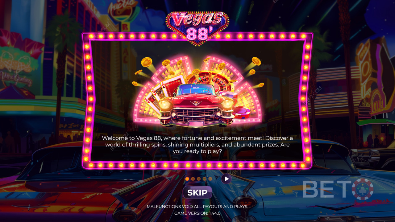 Tema och design: Neon Vegas Vibe