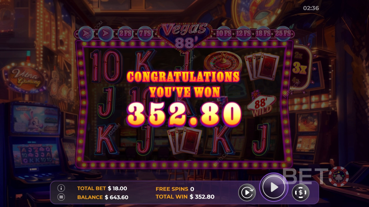 Vegas 88 recension av BETO Slots