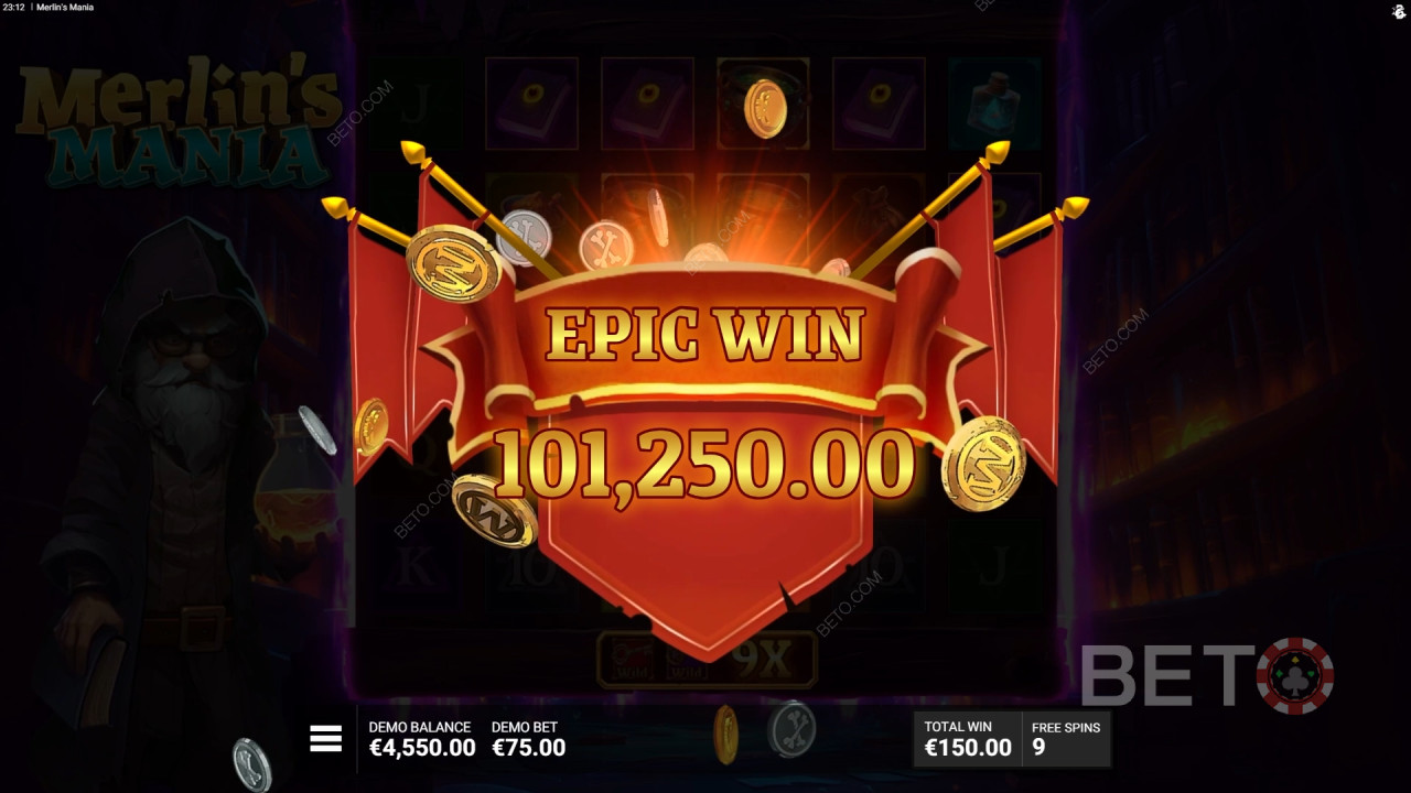Vinn 12 000 gånger din insats i Merlin