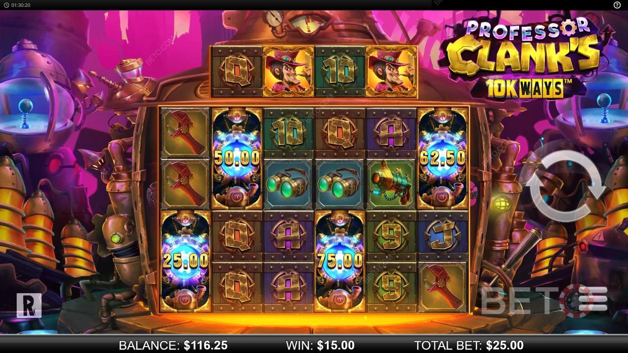 Professor Clank's 10K Ways Spela Gratis
