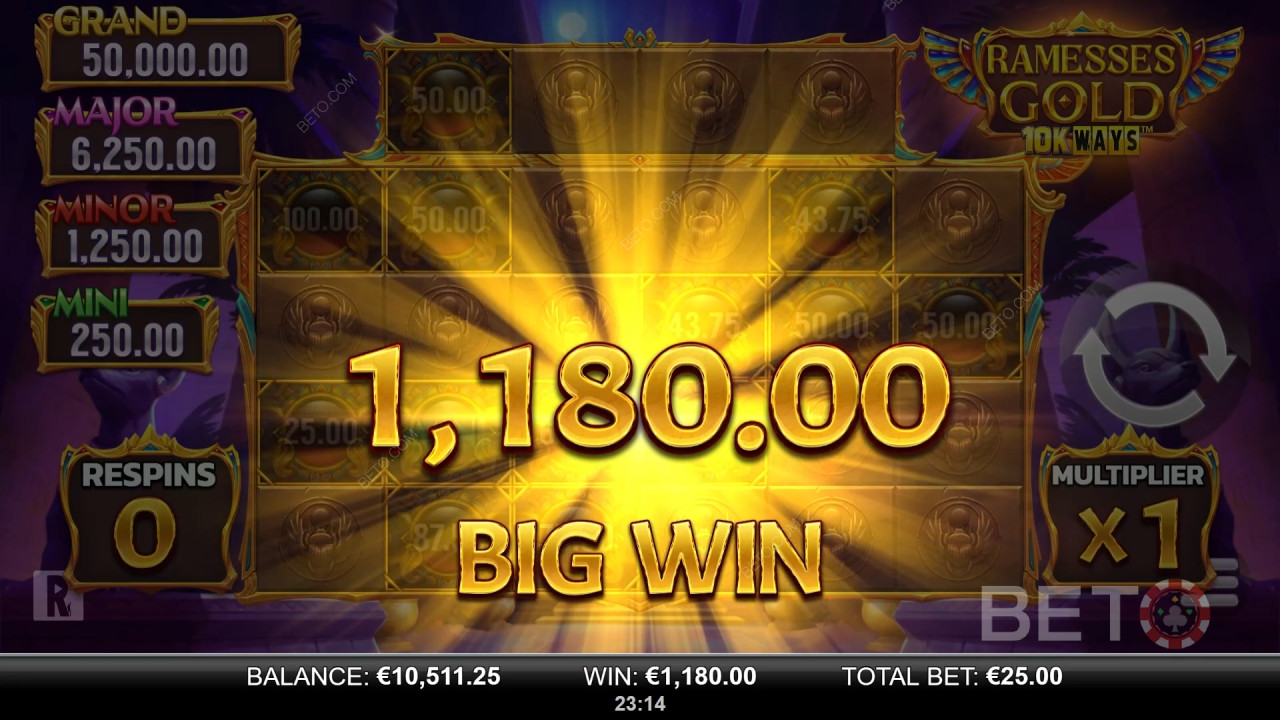 Ramesses Gold 10K Ways Spela Gratis