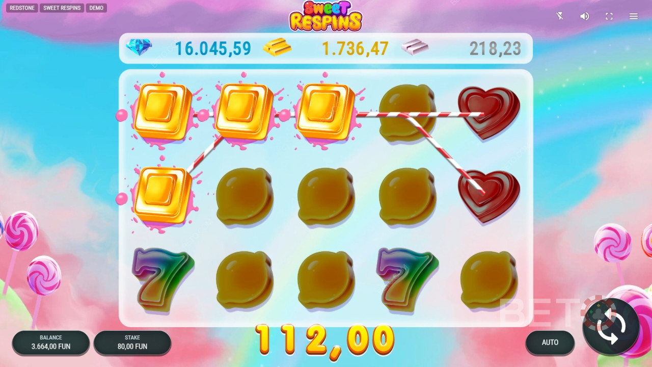 Tema och design: Vibrerande Candyland Delight