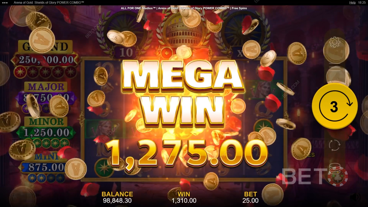 Är Arena of Gold: Shields of Glory Power Combo ett bra spel?