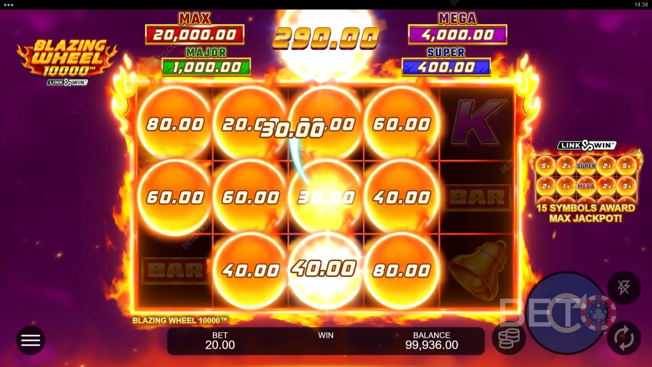 Tema och design: Fiery Casino Nostalgia