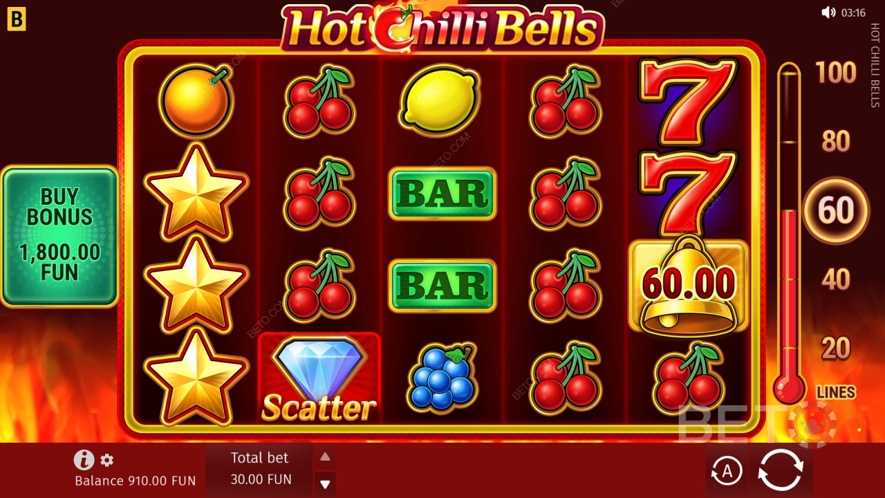Hur man spelar BGamings Hot Chilli Bells