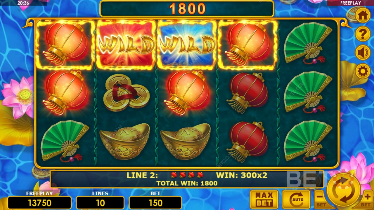 Vinn 1 000 gånger din insats i Golden Fish Slot Online!