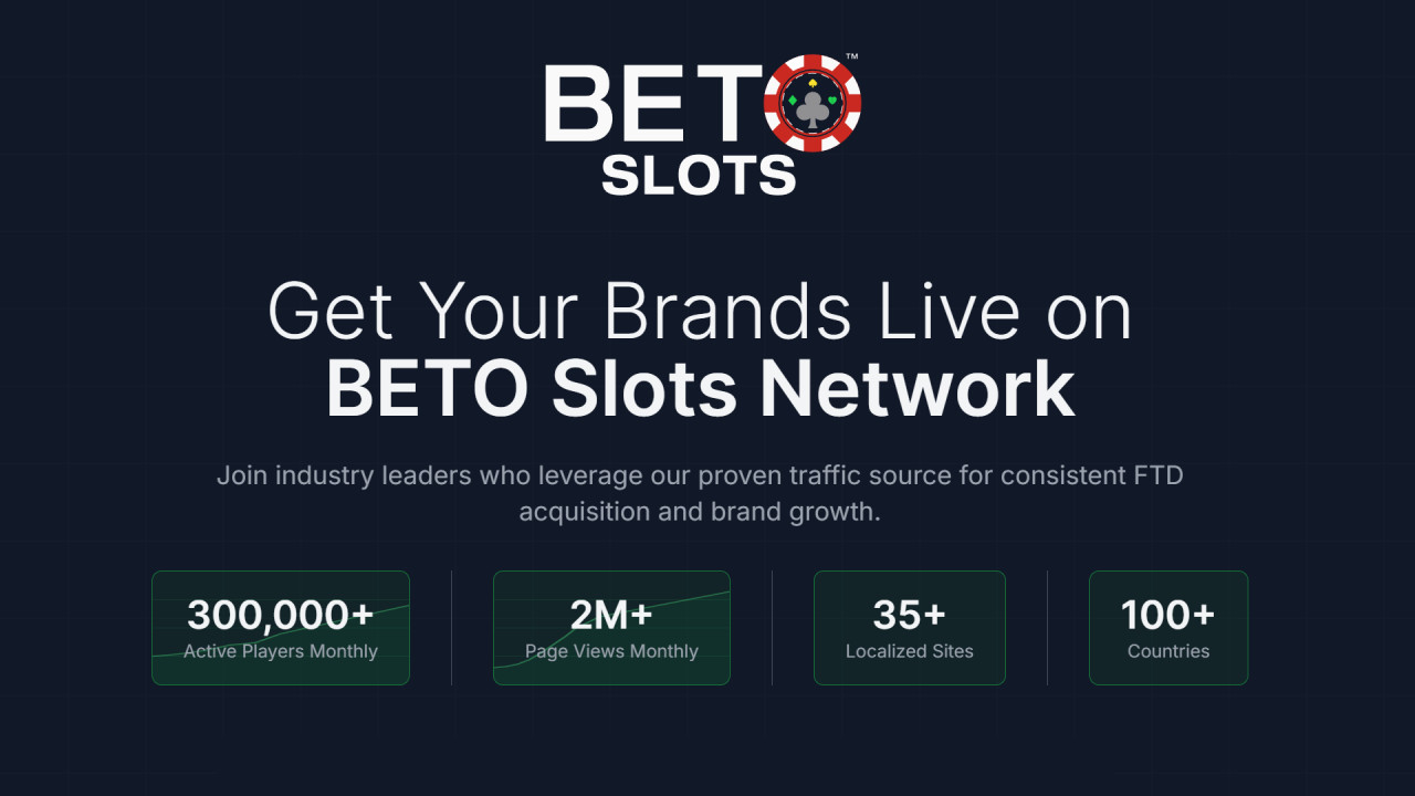Samarbeta med BETO Slots | Affiliate- och operatörspartnerskap