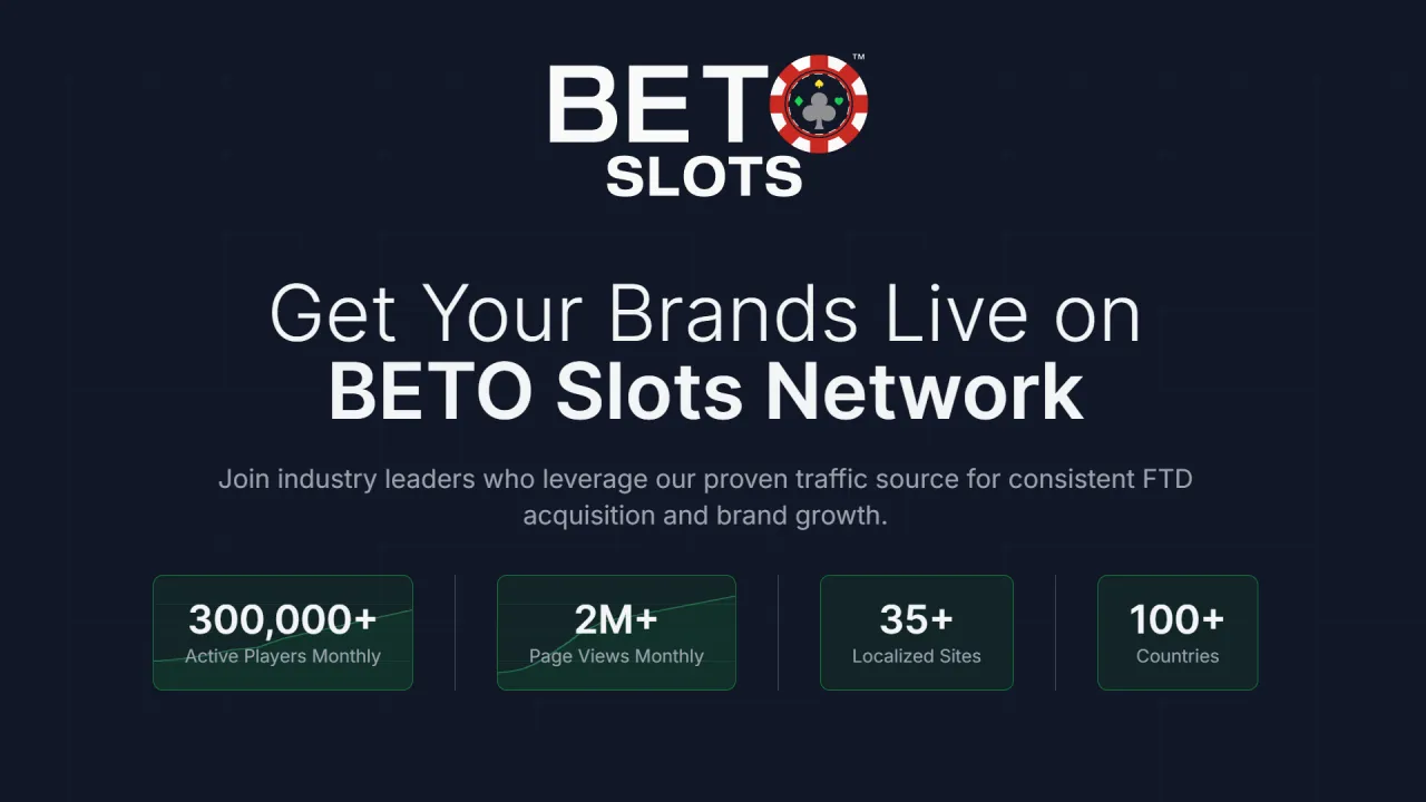 Samarbeta med BETO Slots | Affiliate- och operatörspartnerskap