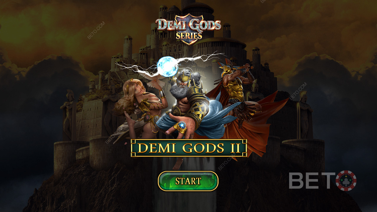 Njut av olika typer av free spins och multiplikatorer i spelet Demi Gods 2.