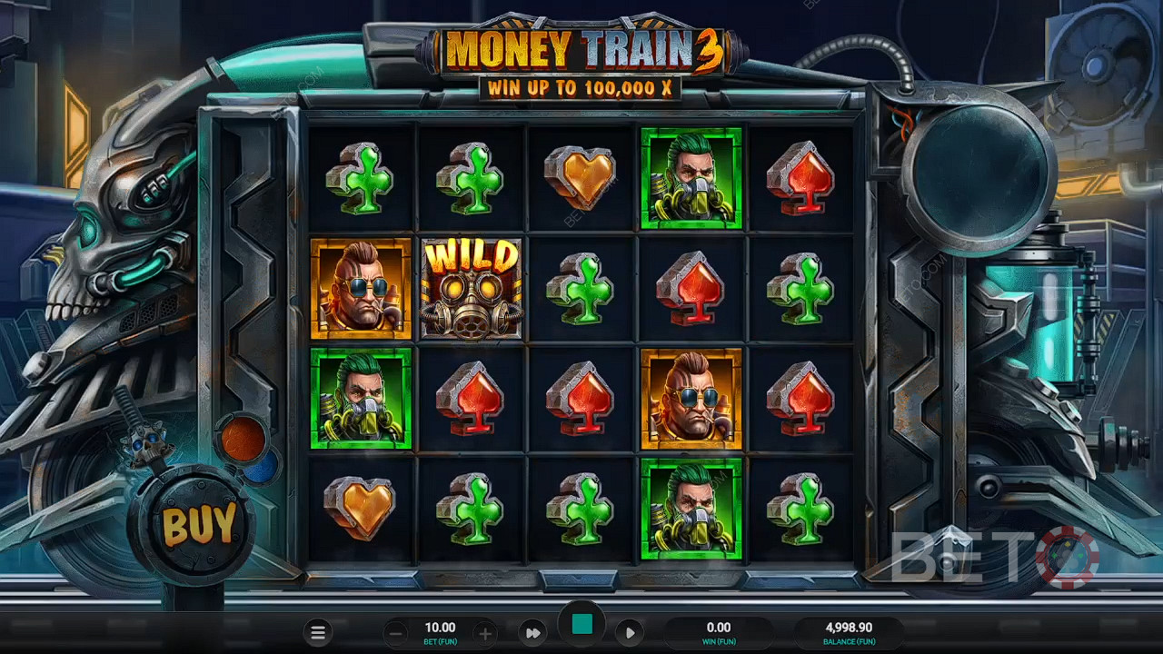 Hoppa på pengatåget och vinn stort i spelautomaten Money Train 3