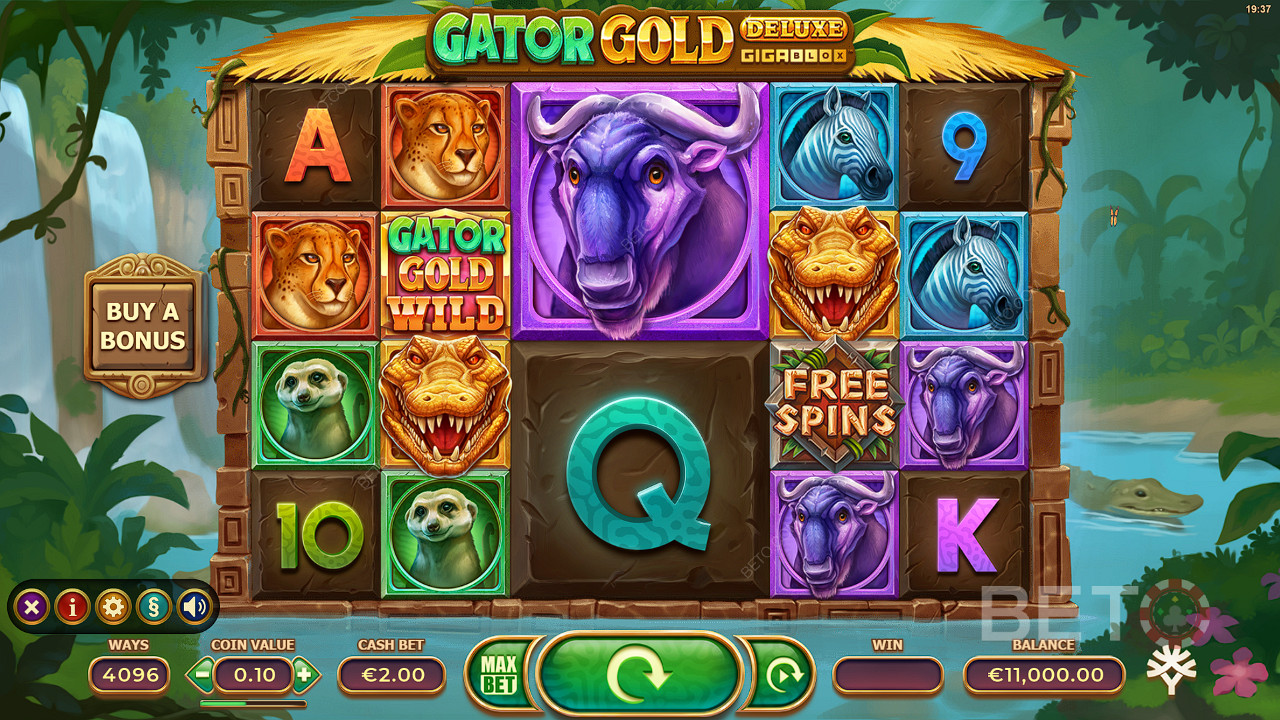 Gator Gold Deluxe Gigablox Spela Gratis