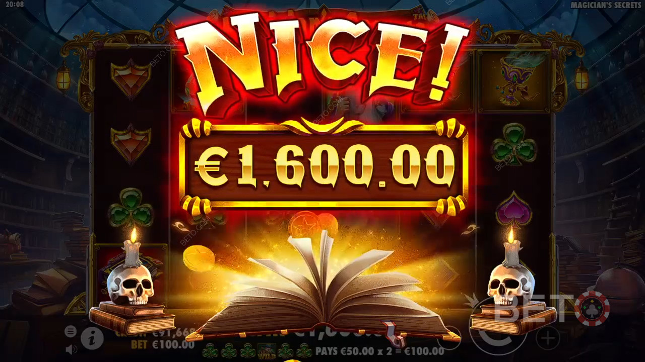 Vinn 5 000 gånger din insats i Magician