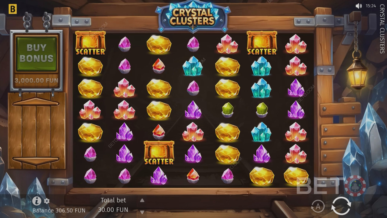 Crystal Clusters Spela Gratis