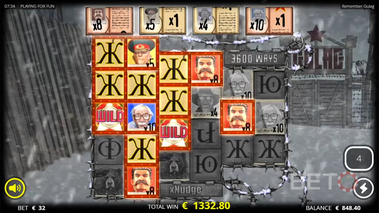 Kom ihåg Gulag Review av BETO Slots