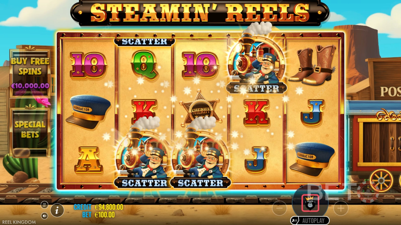 Recension av Steamin’ Reels av BETO Slots