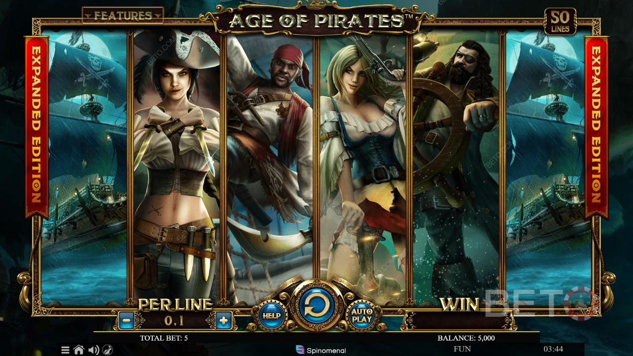 Age Of Pirates Expanded Edition Review av BETO Slots