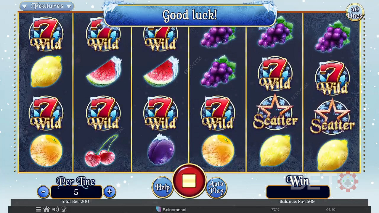 Fruits On Ice Collection 40 Lines Spela Gratis