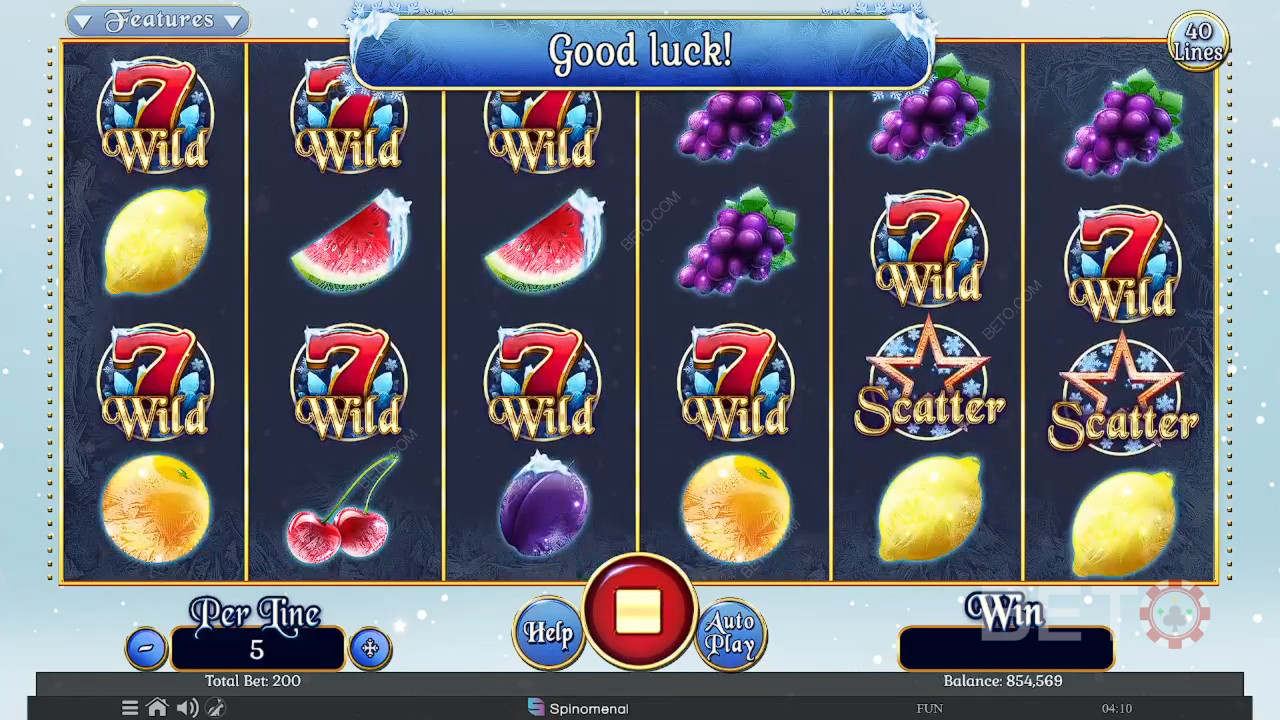 Fruits On Ice Collection 40 Lines Review av BETO Slots