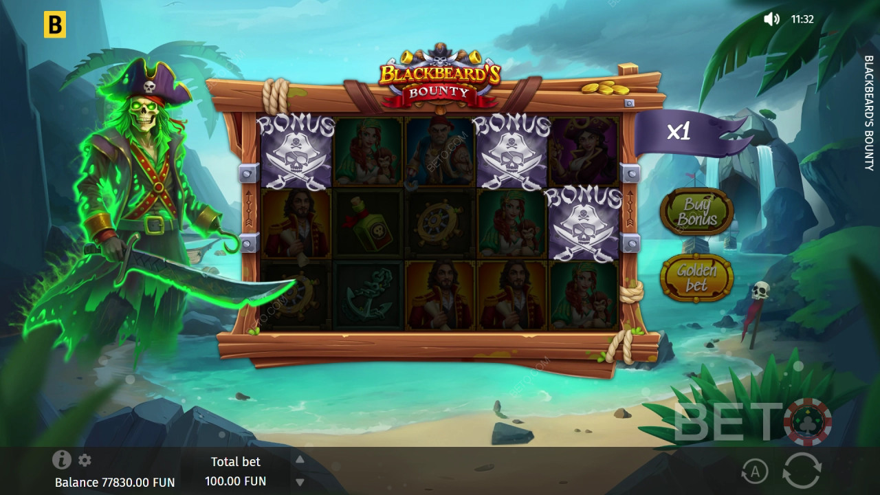 Recension av Blackbeard’s Bounty av BETO Slots