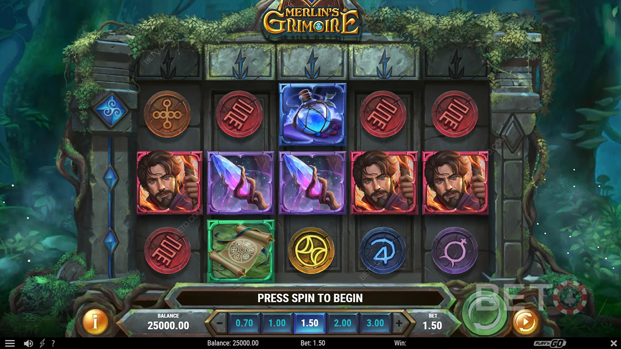 Merlins Grimoire-recension av BETO Slots