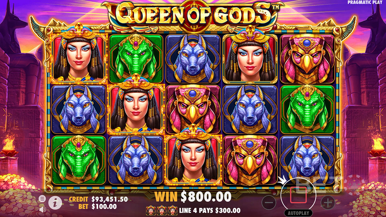 Queen of Gods Review av BETO Slots