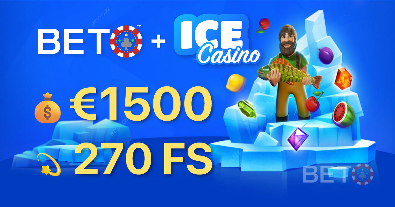 ICE Casino erbjuder ett av de största välkomstpaketen till nya spelare!