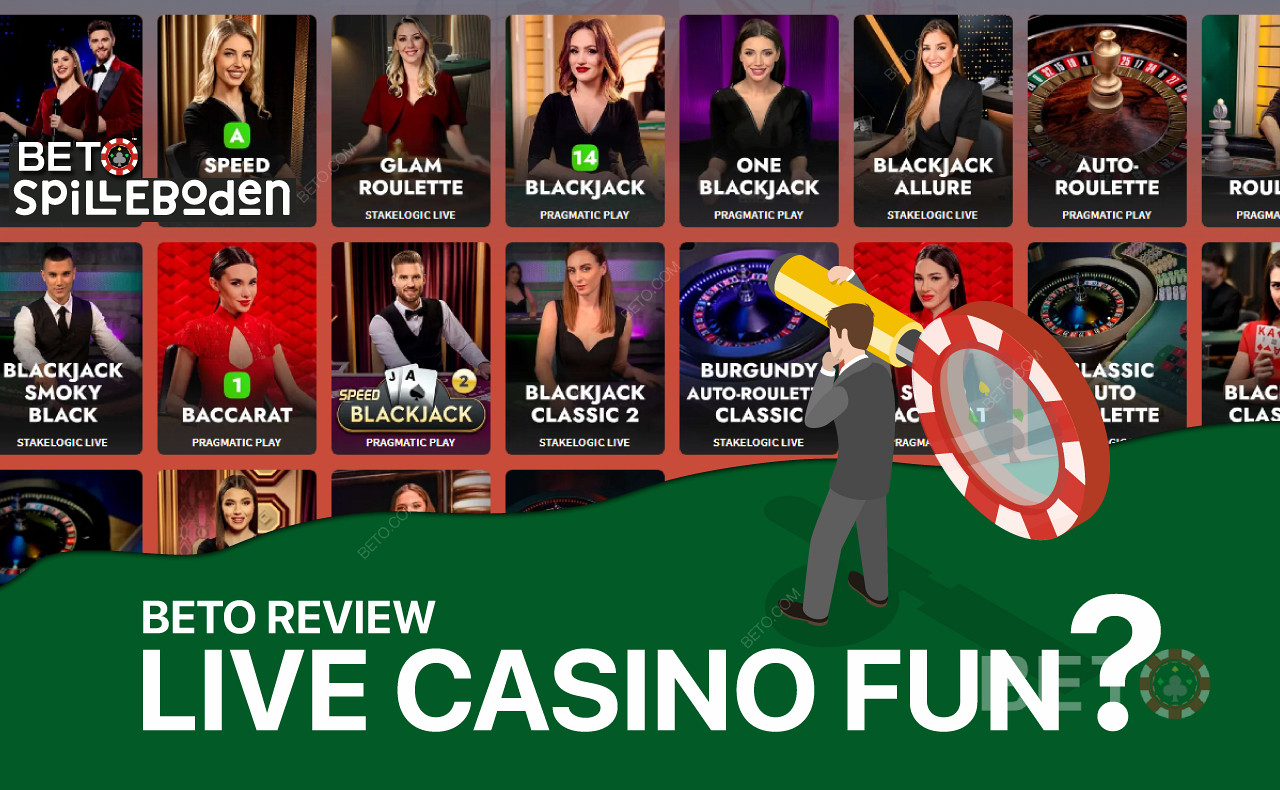 Vi testar om Live Casinot som erbjuds av Spilleboden är värt din tid.