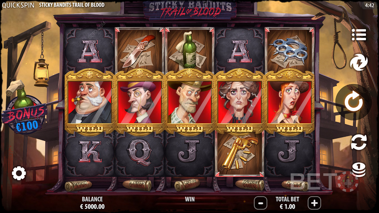Sticky Bandits Trail of Blood Spela Gratis