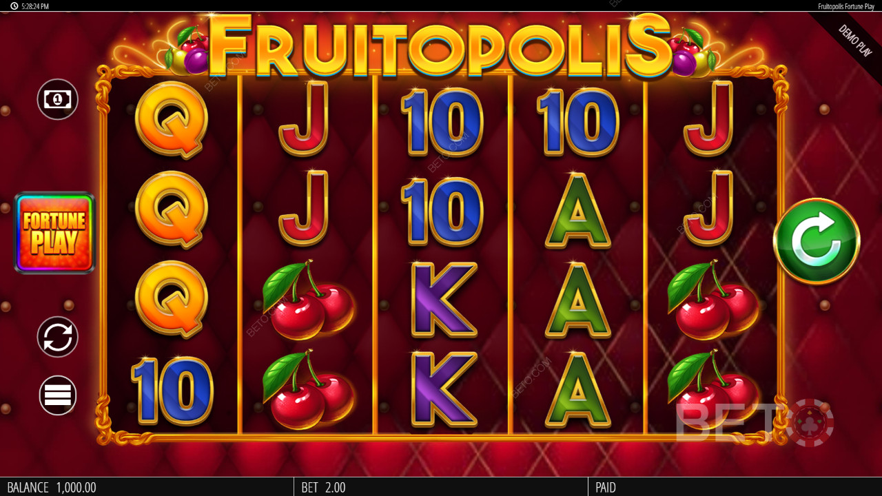 Fruitopolis Fortune Play Review av BETO Slots