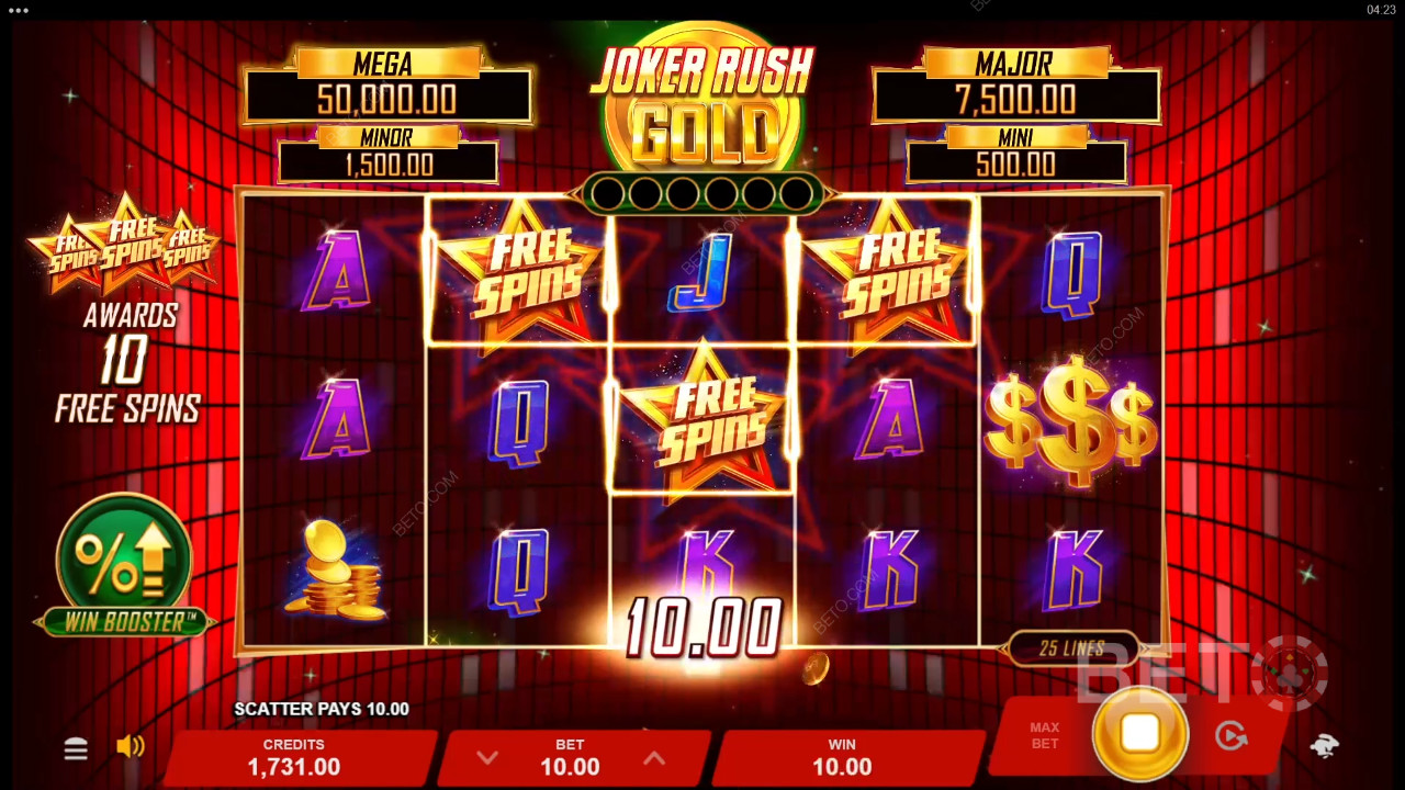 Joker Rush Gold Review av BETO Slots