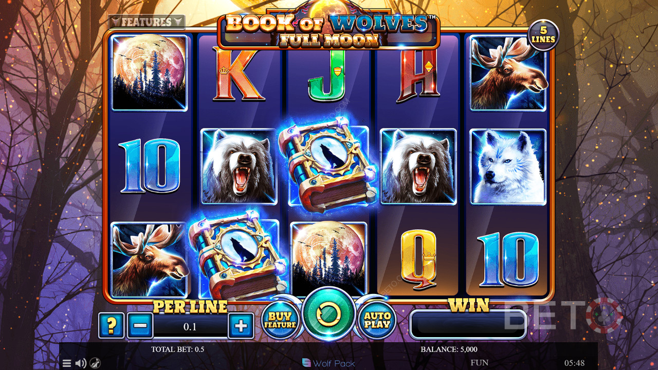 Book Of Wolves - Full Moon Review av BETO Slots