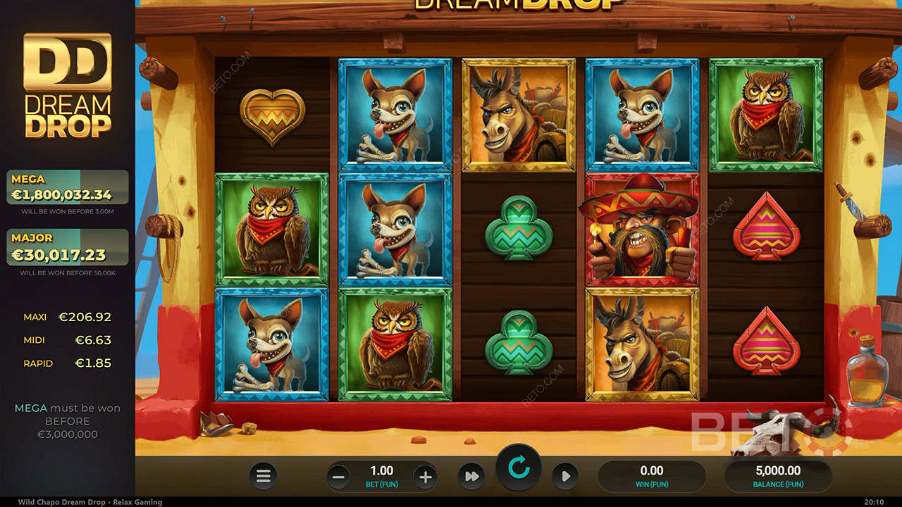 Wild Chapo Dream Drop Spela Gratis