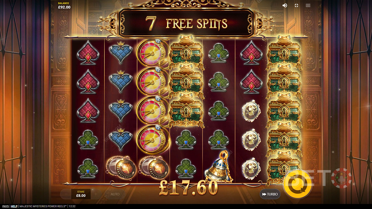 Majestic Mysteries Power Reels Review av BETO Slots