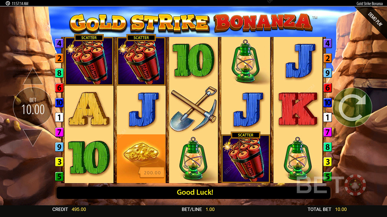 Gold Strike Bonanza Fortune Play Spela Gratis
