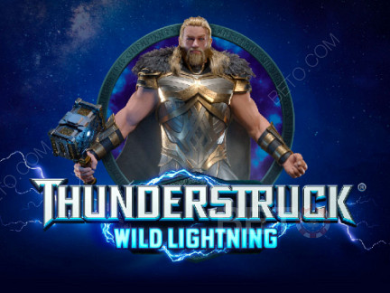 Thunderstruck Wild Lightning 5-hjuls slots demo spel!