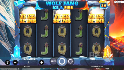 Wolf Fang - Ice & Fire Slot - Gratisspel och Recensioner (2025)