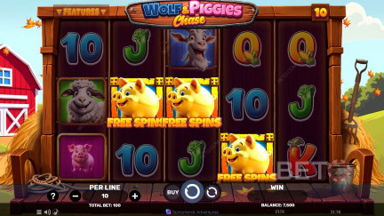 Wolf & Piggies Chase Slot - Gratisspel och Recensioner (2026)