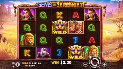 Gems of Serengeti Slot - Gratisspel och Recensioner (2024)