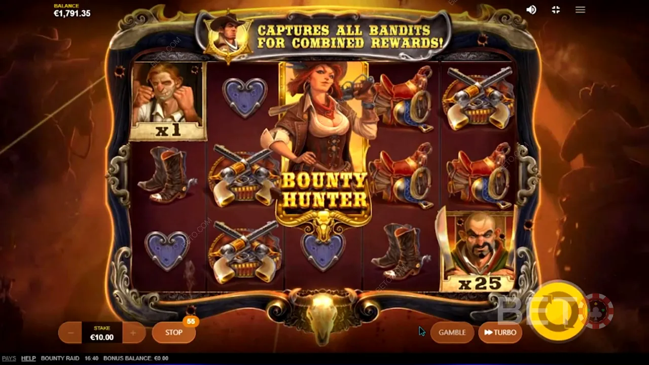 Bounty Raids provspel med många funktioner